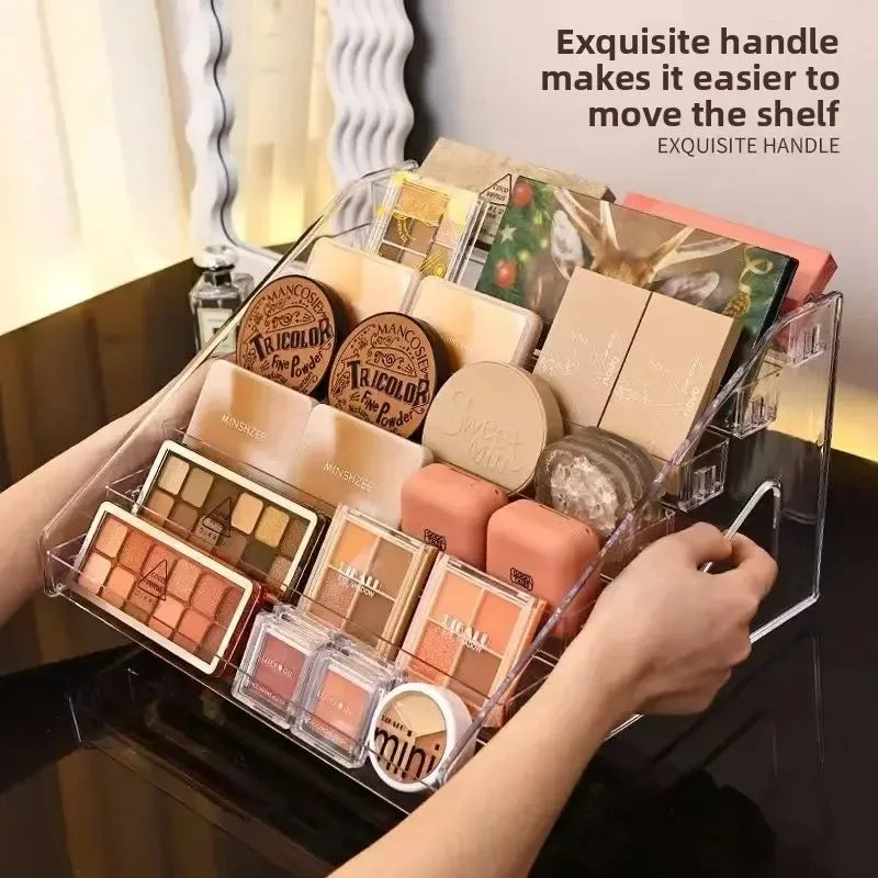 Acrylic Cosmetic Storage Box – Transparent Makeup Organizer