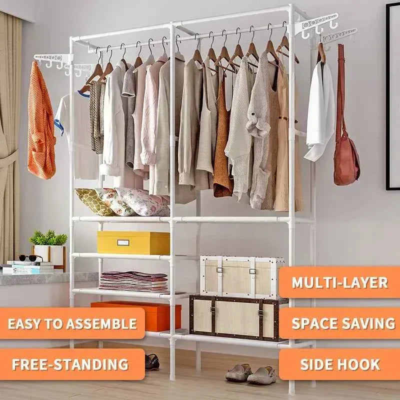 Clothes Hanger Rack for Efficient Space Organization - Clarify.pk