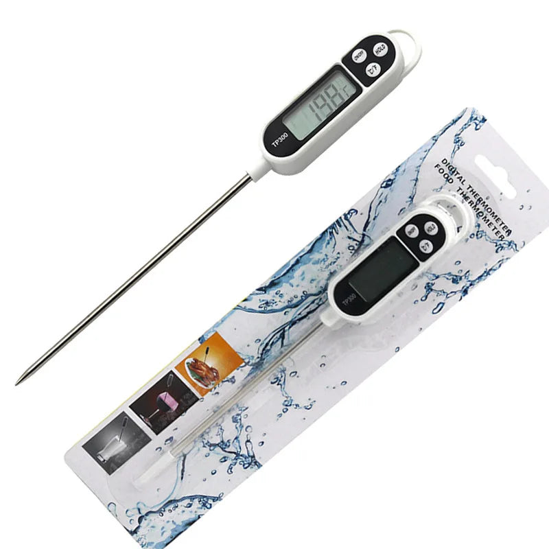 1-10P Digital Kitchen Food Thermometer TP300 Water Oil Thermometer for Meat Cooking Food Probe BBQ Electronic Oven Kitchen Tools
