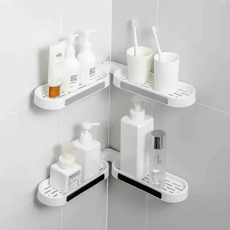 Bathroom Corner Shelf - Stylish and Space-Saving Storage Solution - Clarify.pk