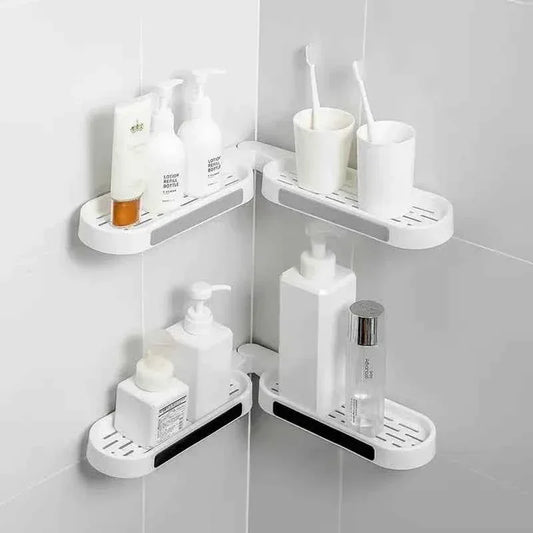 Bathroom Corner Shelf - Stylish and Space-Saving Storage Solution - Clarify.pk