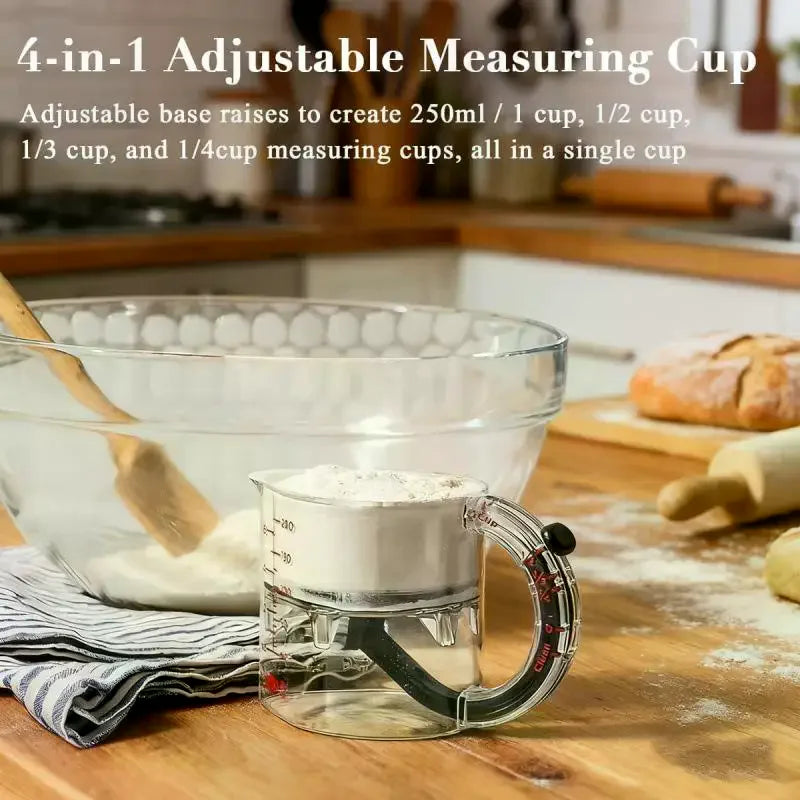 Adjustable Measuring Cup – All-in-One Precision Tool
