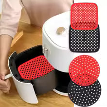 Reusable Air Fryer Silicone Pot – Heat Resistant Silicone Liner & Mat Set