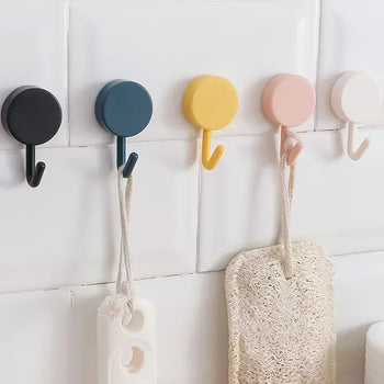 10 Piece Set Kitchen Gadgets Hat Hook Home and Decoration Keys Hanger Bathroom Organizer Storage Household Use Hooks Kitchenware