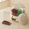 Rotating Rice Bucket Divided Grain Storage Box Kitchen Sealed Rice Jar Household Insect Proof And Moisture Proof Rice