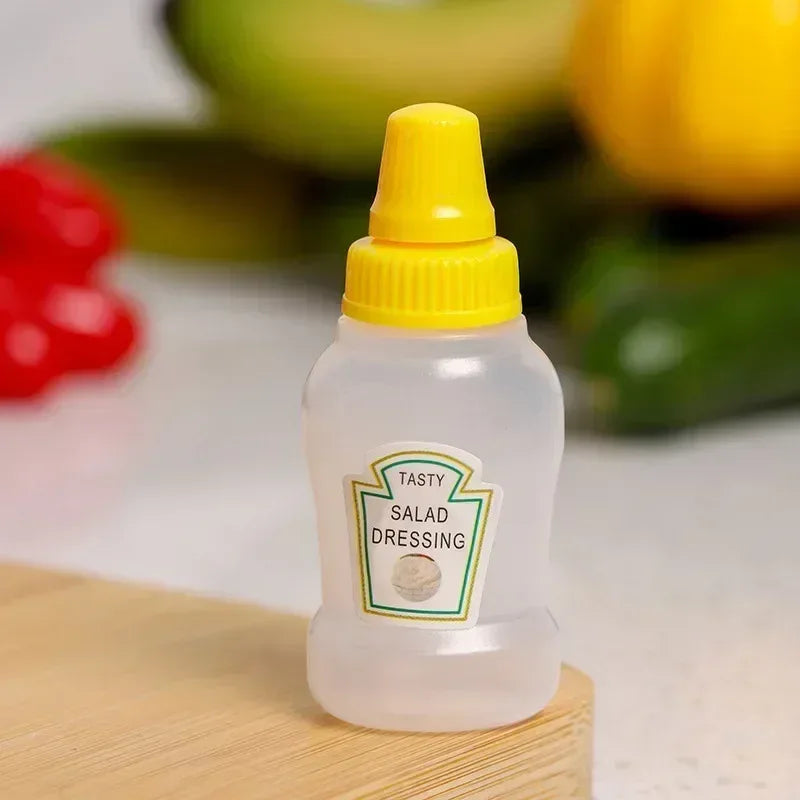 2pcs Spice Bottle Set – Ketchup, Salt & Seasoning Dispenser
