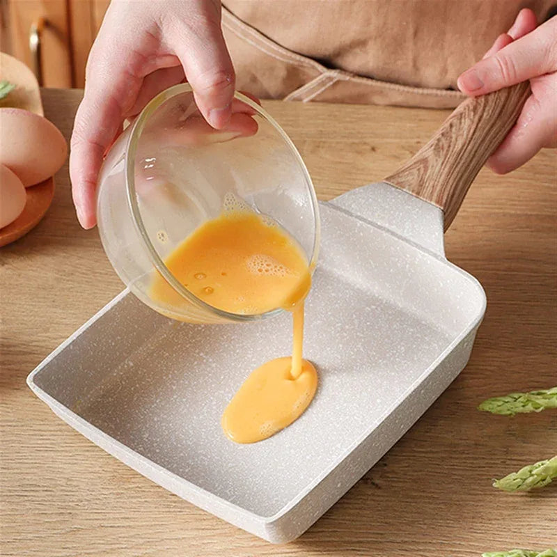 Square Non-Stick Omelet & Frying Pan – Thickened - Clarify.pk