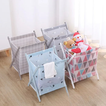 Foldable Laundry Basket – Dirty Clothes Organizer (Each) - Clarify.pk
