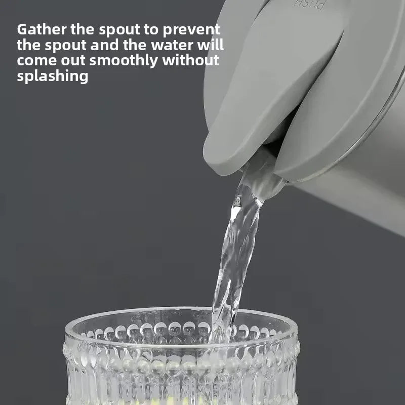 Stainless Steel Hot & Cold Water Pot – Large Capacity - Clarify.pk