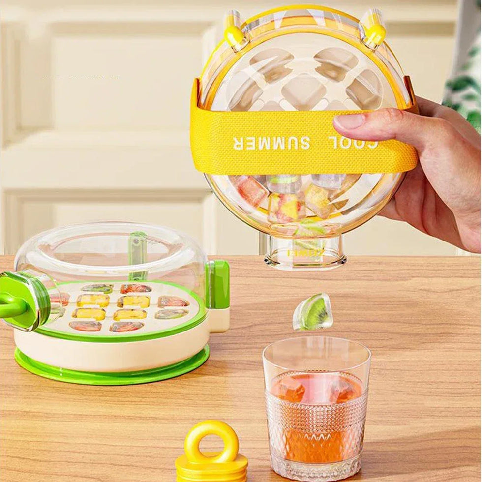 350ml Summer Dopamine Ice Lattice Straw Cup – Creative Cooling Drink Bottle