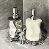 Artisan Ceramic Duo Soap Dispenser – Luxury Double-Pump Vanity Set