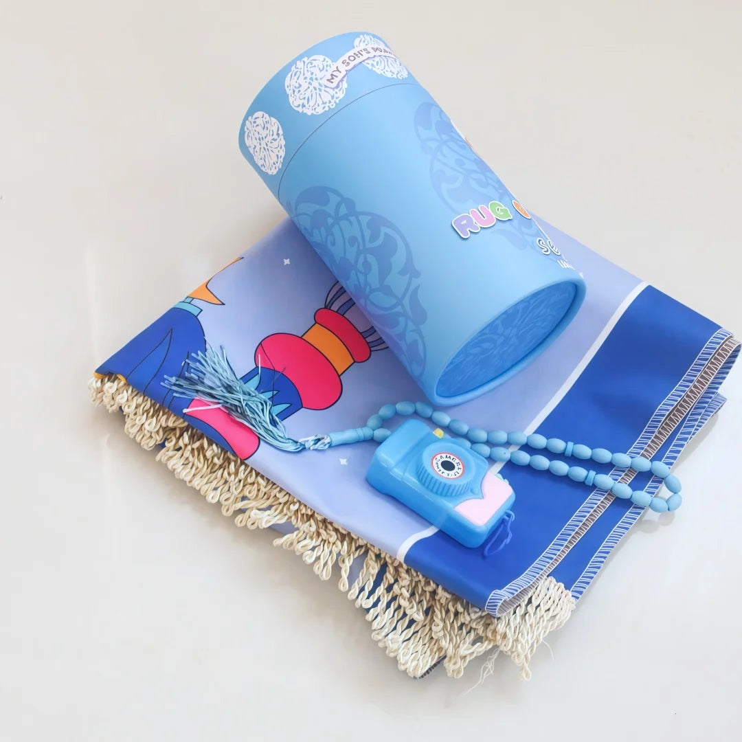 Kid’s Prayer Mat & Storage Tube – Enchanted Prayer Set