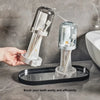Toothbrush Holder with Quick-Dry Cup & Storage Shelf