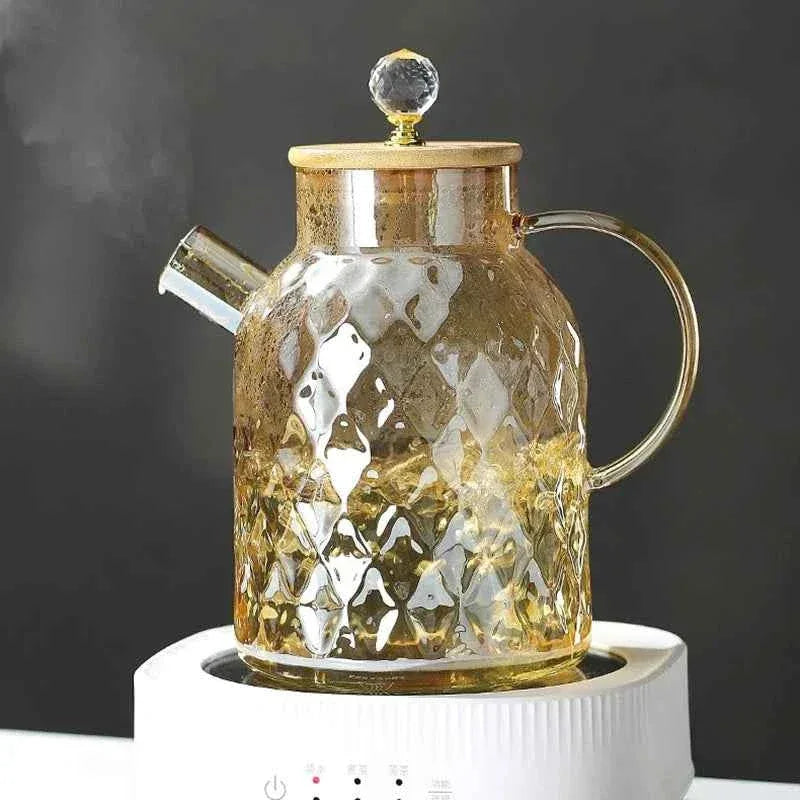 Glass Tea Kettle - Premium Durability and Elegant Design for Perfect Brewing - Clarify.pk