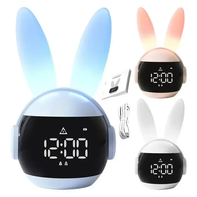 Rabbit Digital Alarm Clock – LED Display Bedside Clock - Clarify.pk
