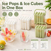 Silicone Ice Pop Maker - Reusable Ice Cream Bar Mold