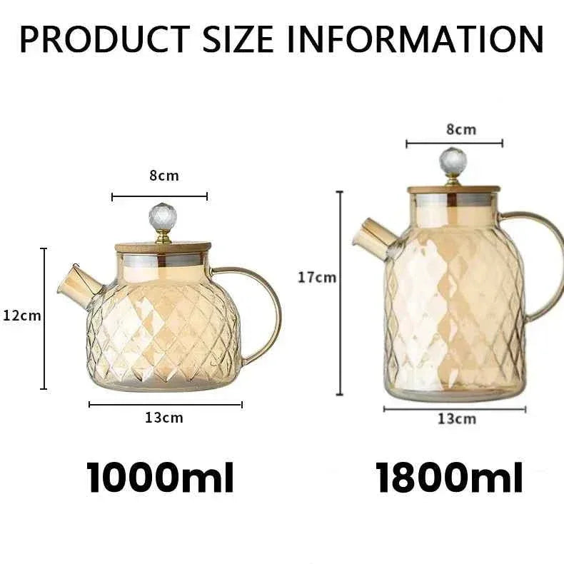 Glass Tea Kettle - Premium Durability and Elegant Design for Perfect Brewing