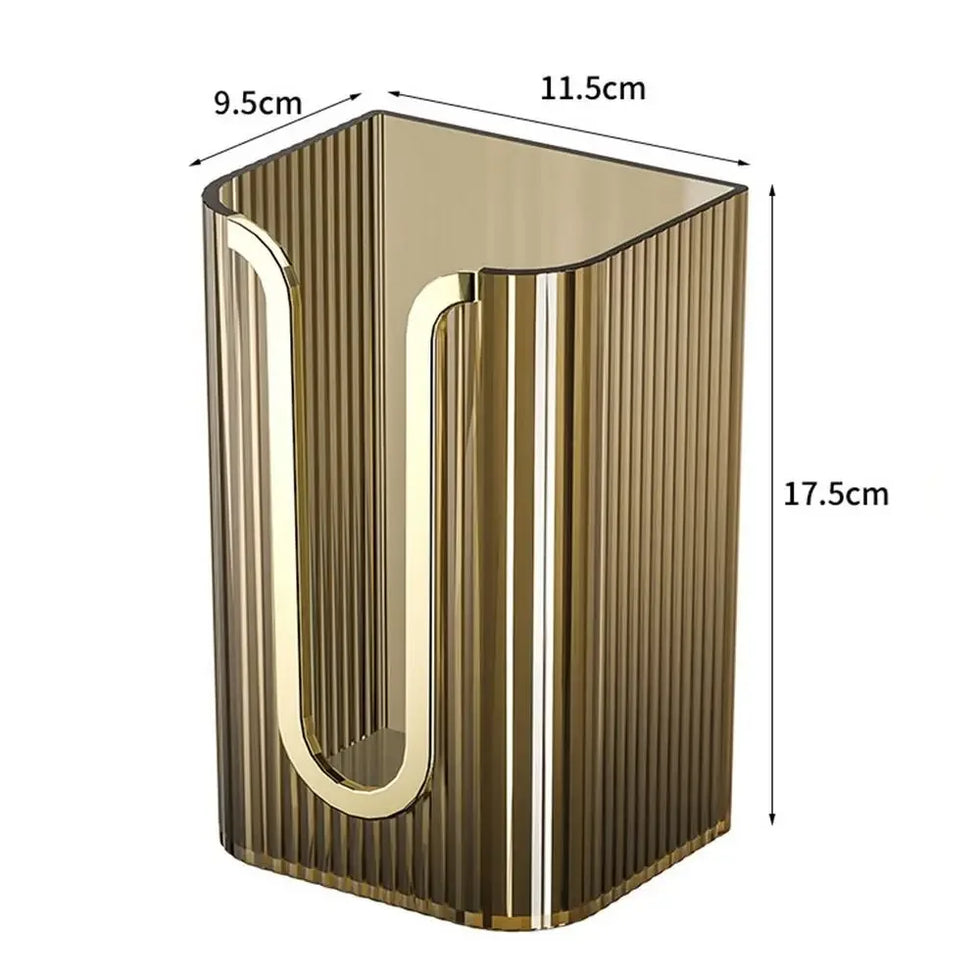 Wall-Mounted Clear Tissue Box – Sleek & Space-Saving Design