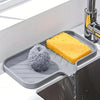 Silicone Sink Tray – Self-Draining Kitchen Sponge & Soap Holder - Clarify.pk