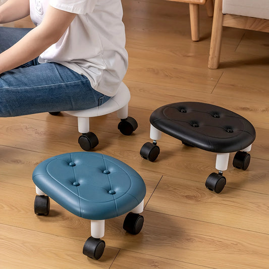 low rolling stool with wheels 360 degree rotating chair pakistan