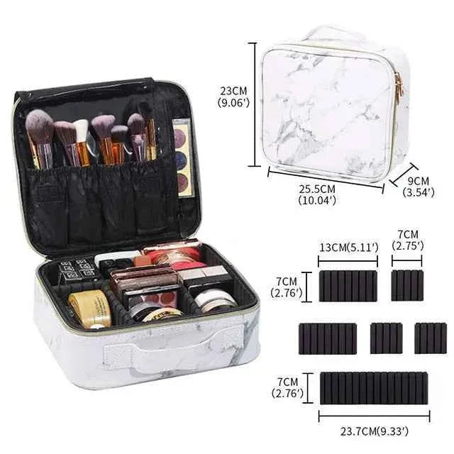 Diamond Cut Cosmetic Bag for Makeup and Essentials - Clarify.pk
