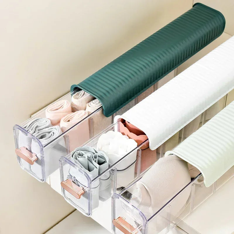 Wall-Mounted Transparent Storage Box – Multi-Purpose Organizer for Closet & Kitchen - Clarify.pk