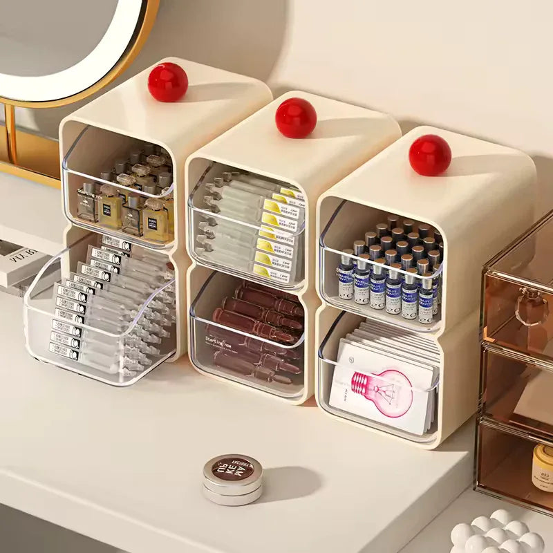 2 Pcs Desktop Storage Box – Multi-Purpose Organizer Set - Clarify.pk