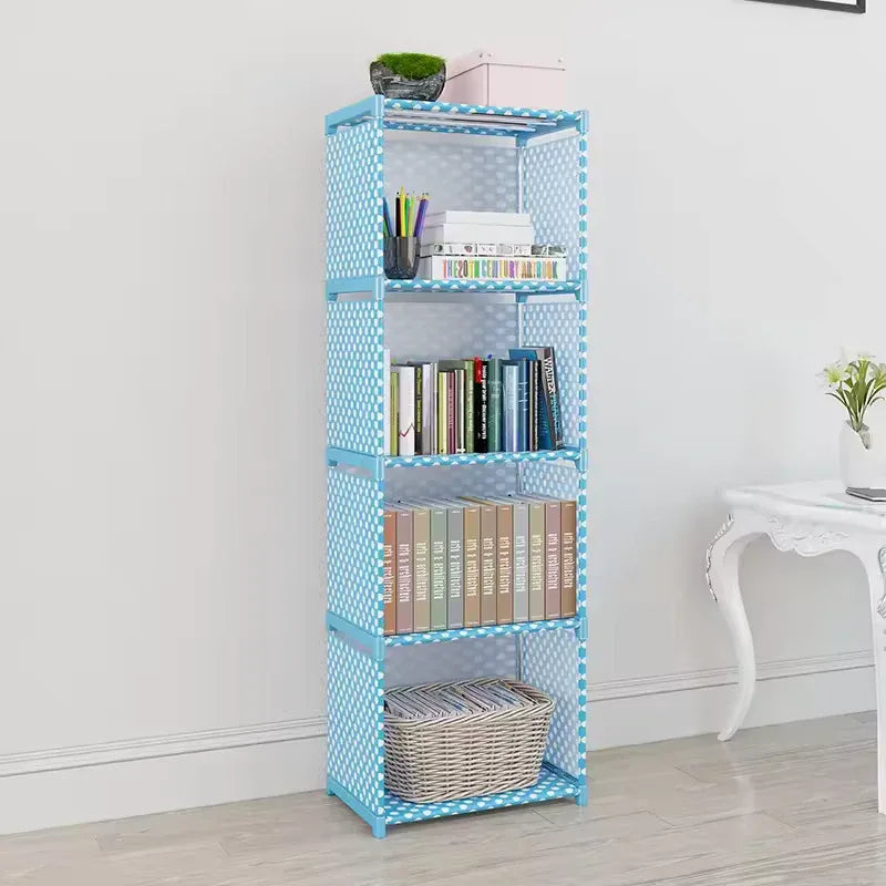 Multipurpose 4-Layer Oxford Storage Rack – Durable Home Organizer - Clarify.pk