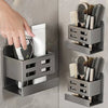 Hole-Free Bathroom Storage Rack – Wall-Mounted Washbasin Organizer