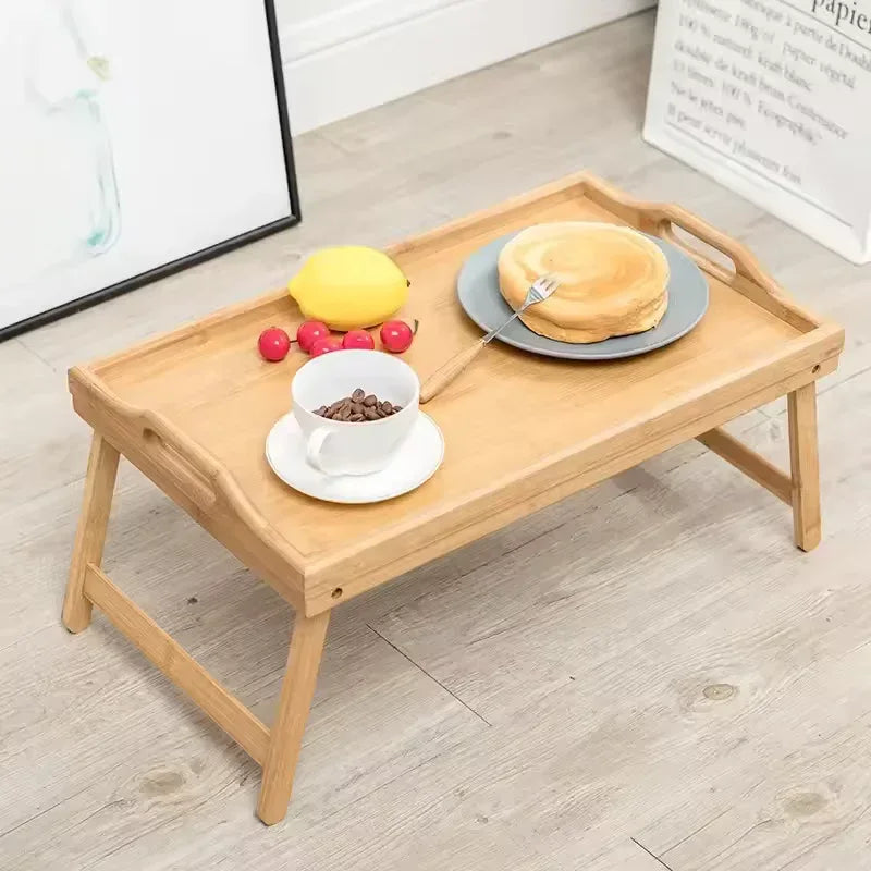 Bamboo Bed Tray – Laptop & Food Serving Table - Clarify.pk