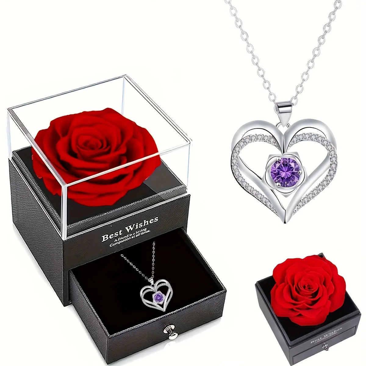 Eternal Red Rose Gift Box for Her