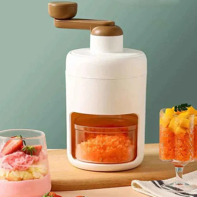 Hand Operated Ice Shaver for Fresh Snow Cones and Shaved Ice Delights