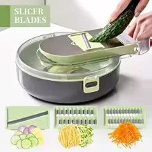 9-in-1 Vegetable Grinder & Cutter – Multifunctional Kitchen Tool