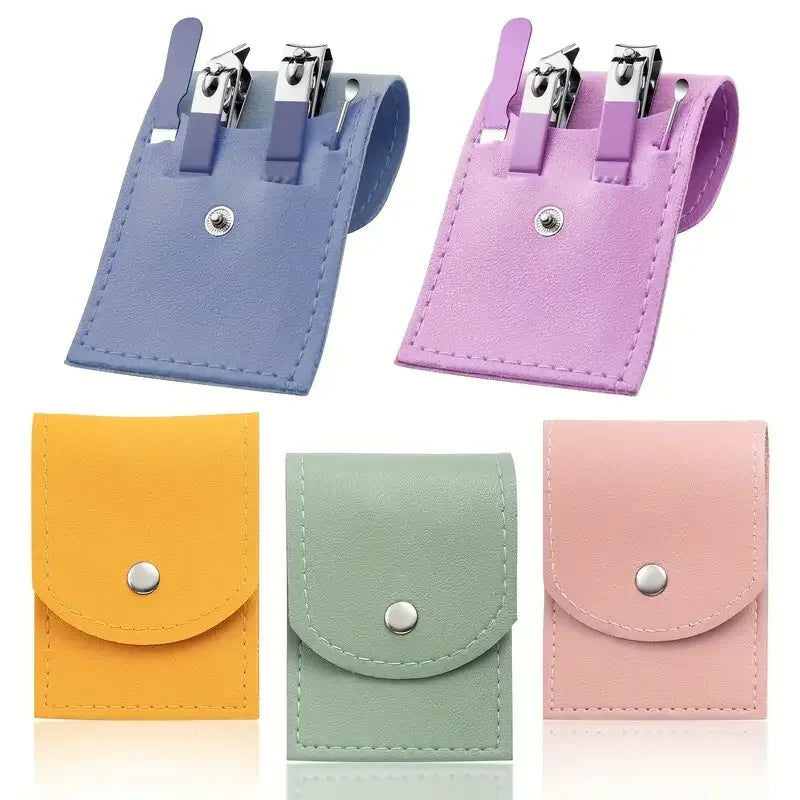 4 Pcs Nail Clipper & Manicure Set – Stainless Steel Grooming Kit