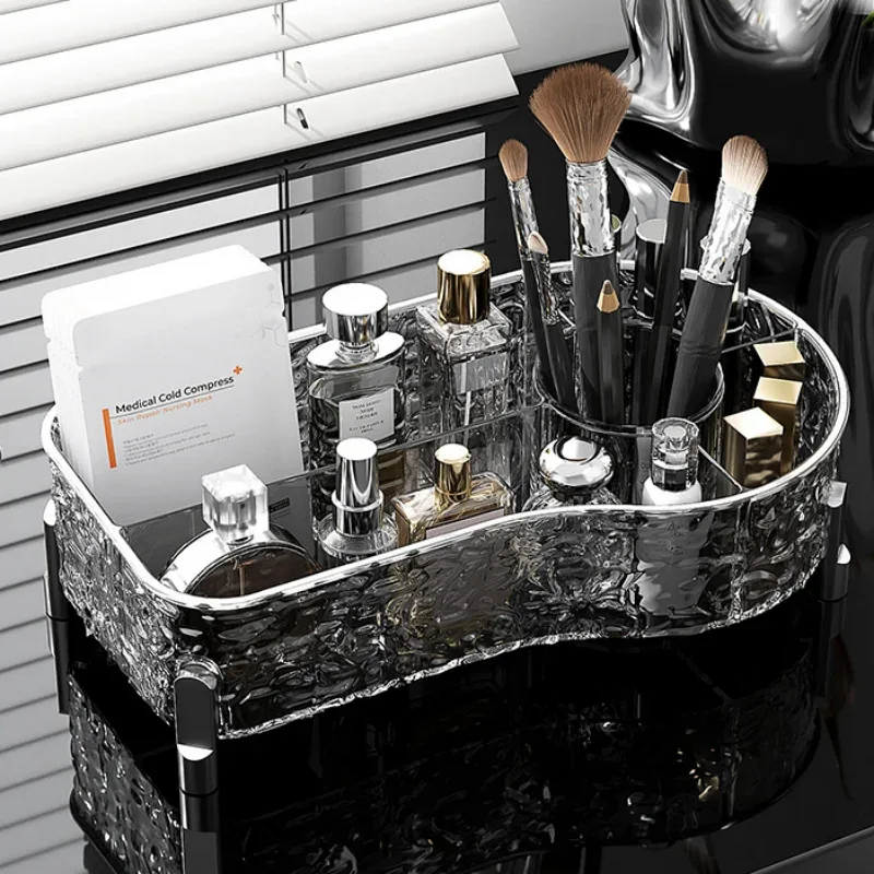 Glacier Makeup Brush Holder and Kit for Flawless Application