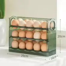 Egg Storage Box – Refrigerator Organizer & Fresh-Keeping Tray