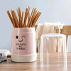 Cute Kitchen Spoon & Chopstick Holder – Cutlery Storage Organizer (Random color) - Clarify.pk