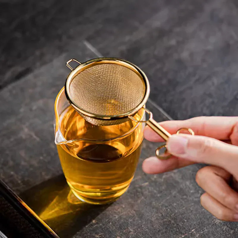 Japanese Style Stainless Steel Tea Infuser – Fine Mesh Strainer