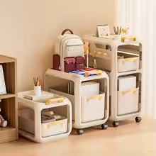 Rolling Under-Desk Storage Trolley – Multi-Tier Mobile Utility Cart