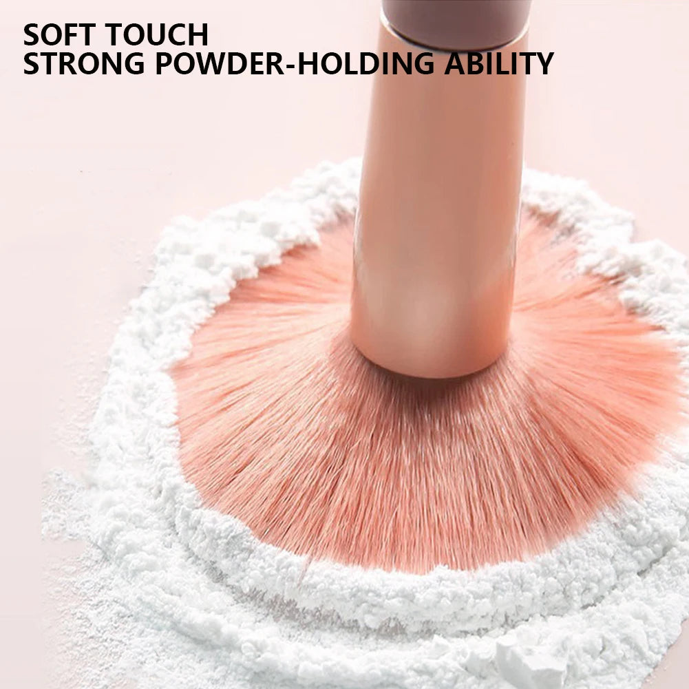 8Pcs Makeup Brush Set – Travel-Ready, Soft Synthetic Bristles