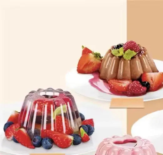 Plastic Pudding & Jelly Molds with Lids – Dessert Cups