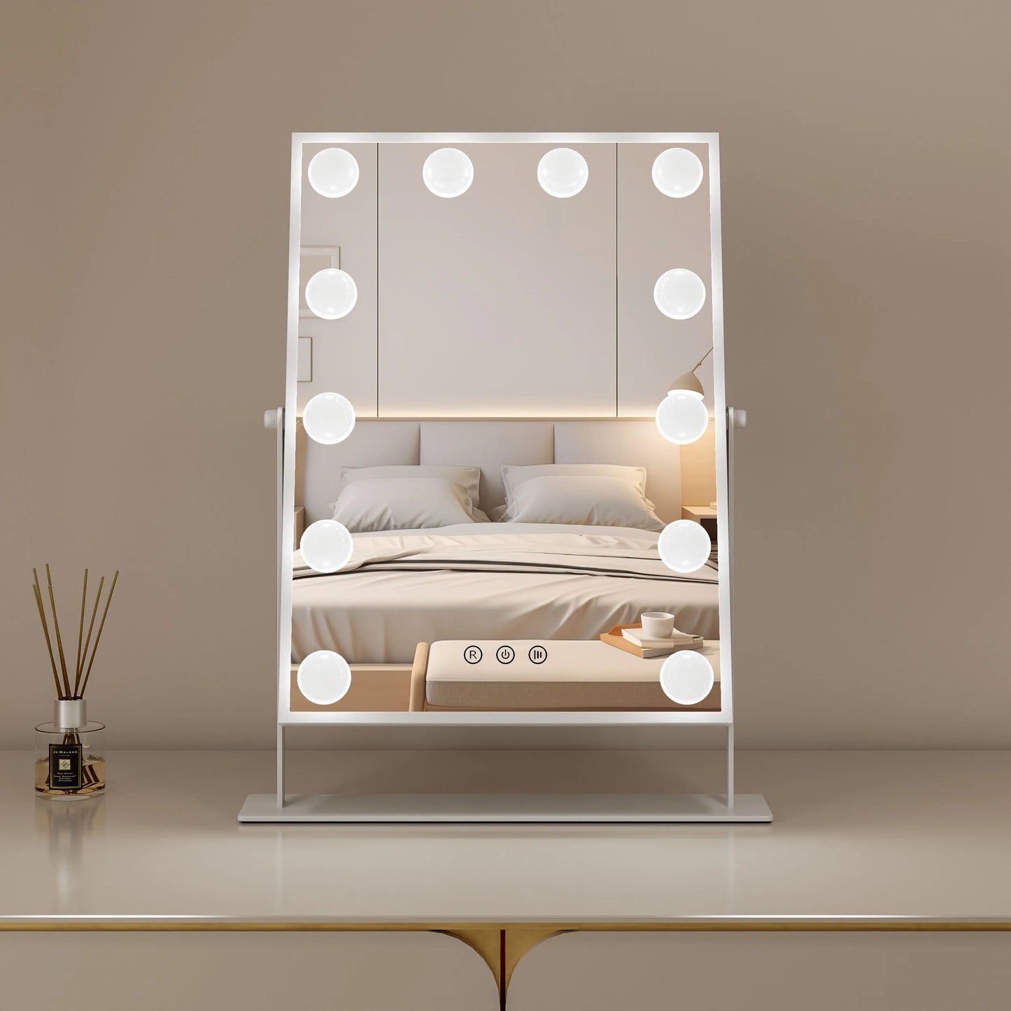 LED Hollywood Vanity Mirror with Touch Control