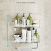 Glacier Patterned Bathroom Shelf - Non-Perforated Wall Mounted Storage Rack