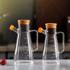 Oil Pouring Pot – Heat-Resistant Glass Seasoning Bottle - Clarify.pk