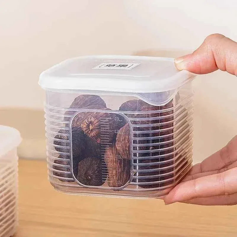 6 Grid Vegetable Storage Box for Kitchen Organization and Fresh Produce - Clarify.pk