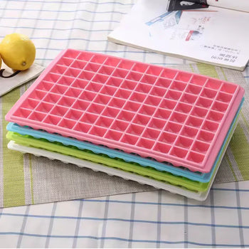 Reusable 96-Grid Ice Cube Tray, Easy-release Ice Cube Mold / Maker for Cocktail, Whiskey - BPA Free - Clarify.pk