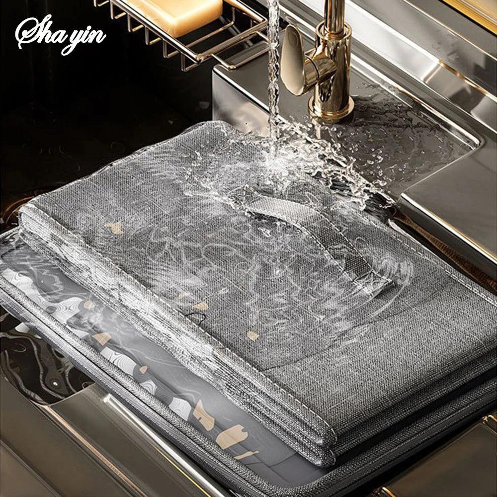 Premium Foldable Zipper Storage Box with Lock - Clarify.pk