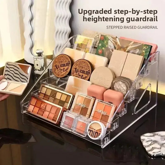 Acrylic Cosmetic Storage Box – Transparent Makeup Organizer - Clarify.pk