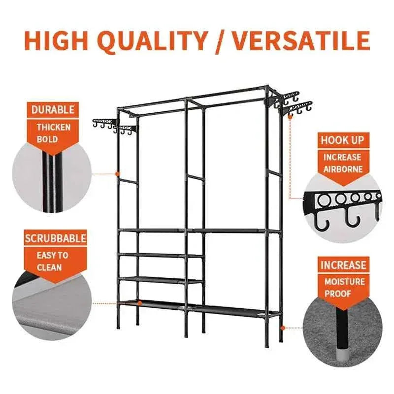 Clothes Hanger Rack for Efficient Space Organization - Clarify.pk