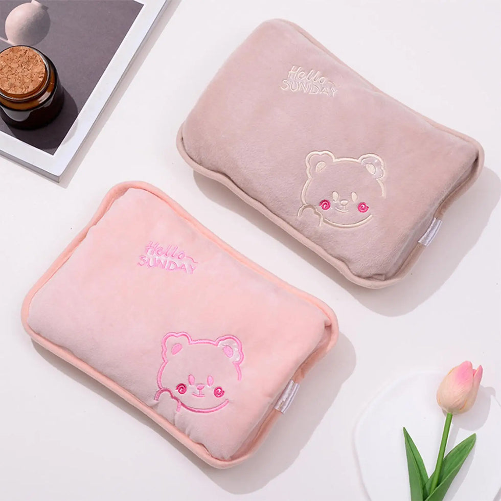 Electric Hot Water Bottle – Heat Pad for Pain Relief